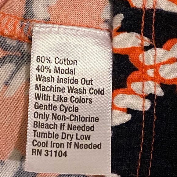 Crown Ivy Blouse Women’s Size M Multicolor Rope Pattern 3/4 Sleeve - Picture 6 of 10